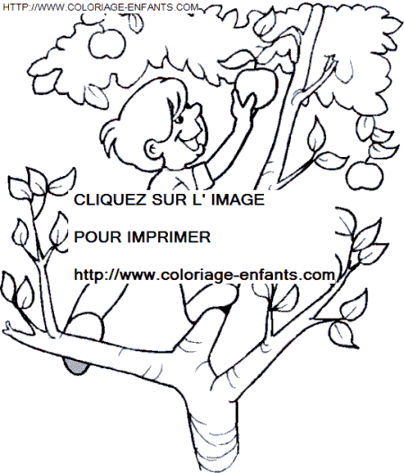 coloriage Nature Vacances