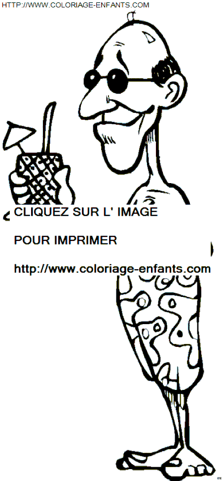 coloriage Nature Vacances