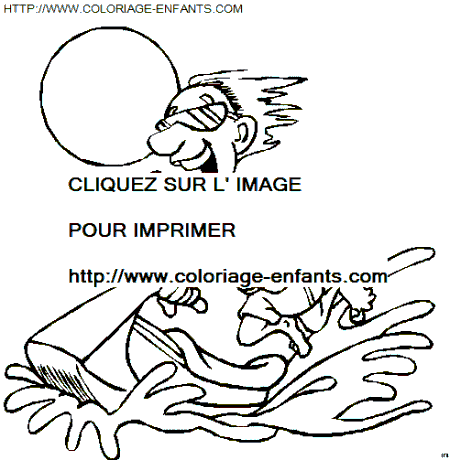 coloriage Nature Vacances