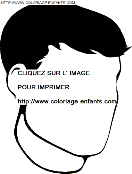 coloriage Nature Visages