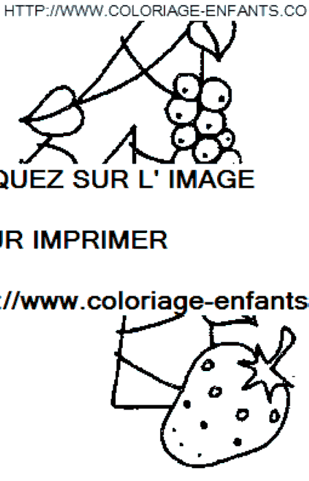 coloriage nombres fruits chiffre1