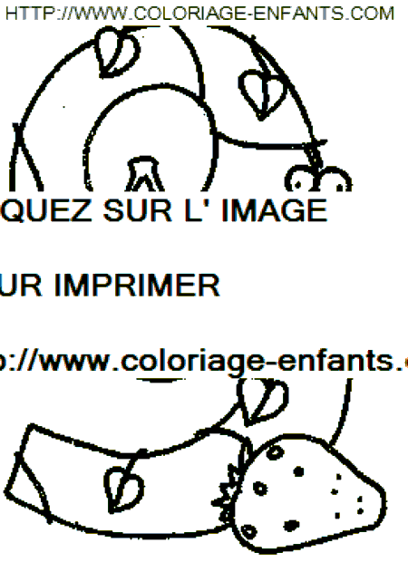 coloriage nombres fruits chiffre9