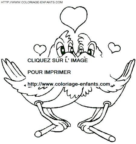 coloriage oiseaux