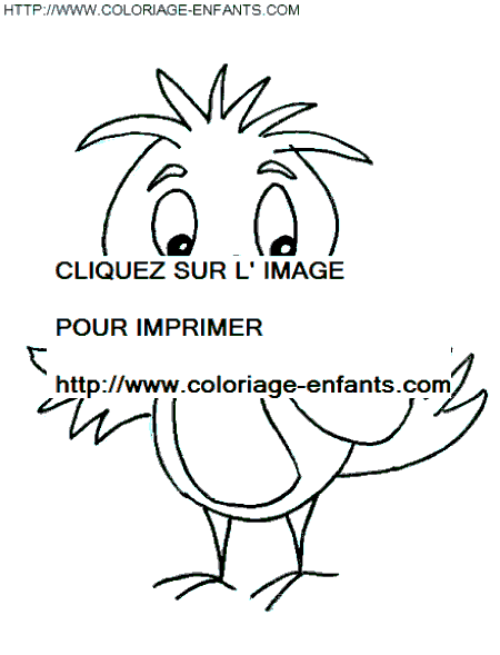 coloriage oiseaux