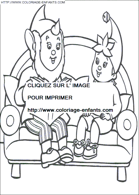 coloriage oui oui potiron lit une histoire a oui oui