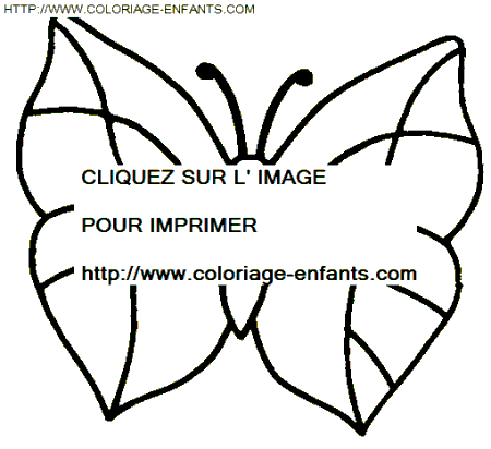 coloriage papillons