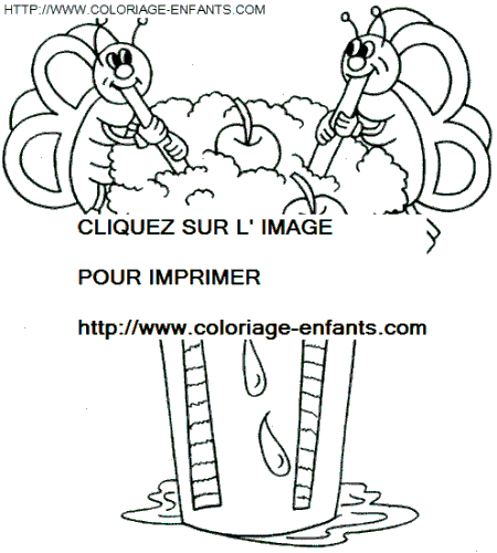 coloriage papillons