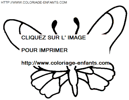 coloriage papillons