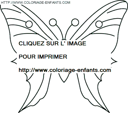 coloriage papillons