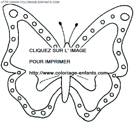 coloriage papillons