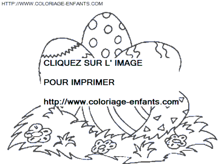 coloriage paques des oeufs a decorer