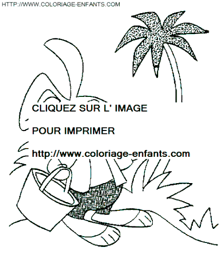 coloriage paques un lapin a decouvert un oeuf