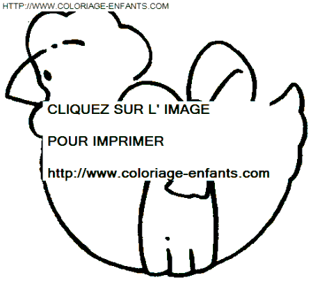 coloriage paques une oeuf de chocolat