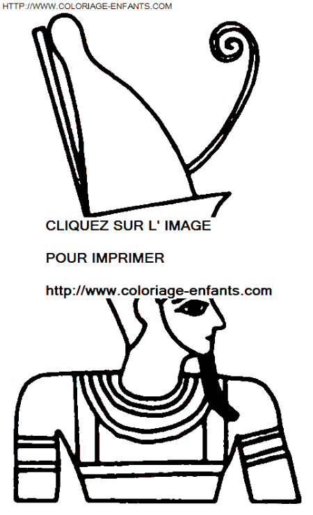 coloriage Pays Egypte