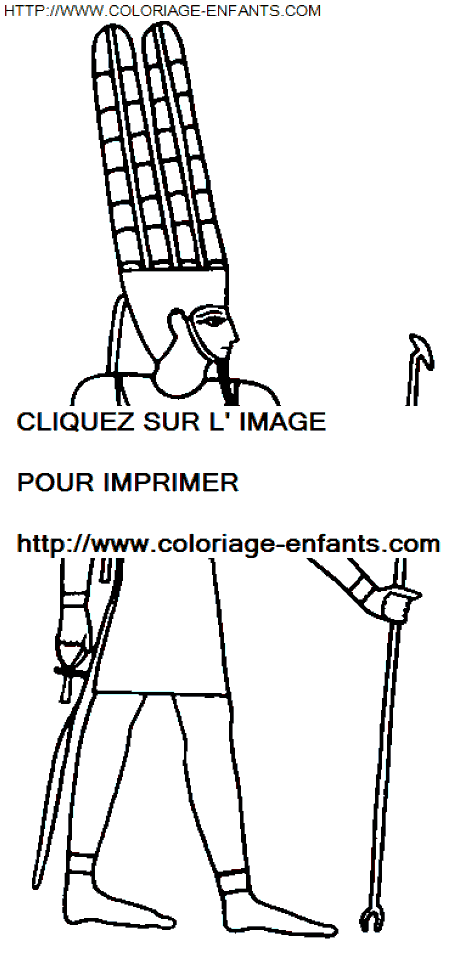 coloriage Pays Egypte