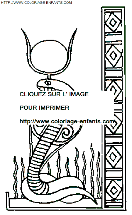 coloriage Pays Egypte