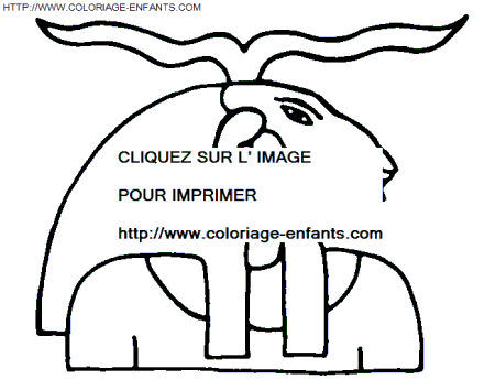 coloriage Pays Egypte