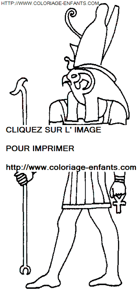 coloriage Pays Egypte