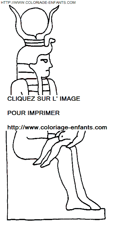 coloriage Pays Egypte