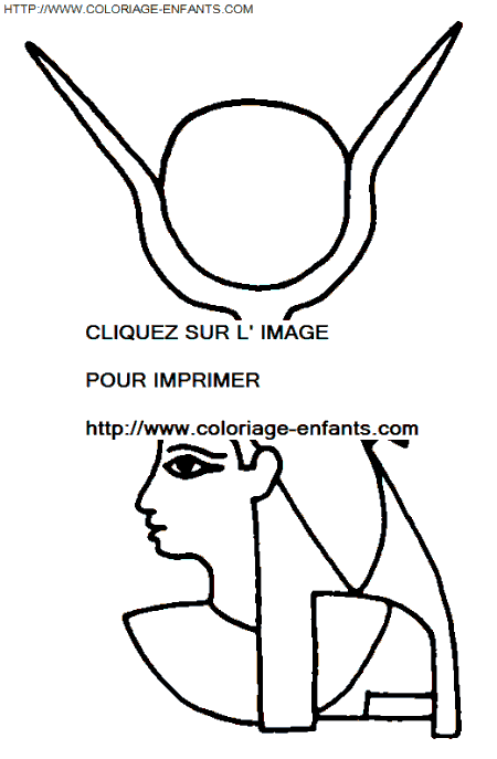 coloriage Pays Egypte