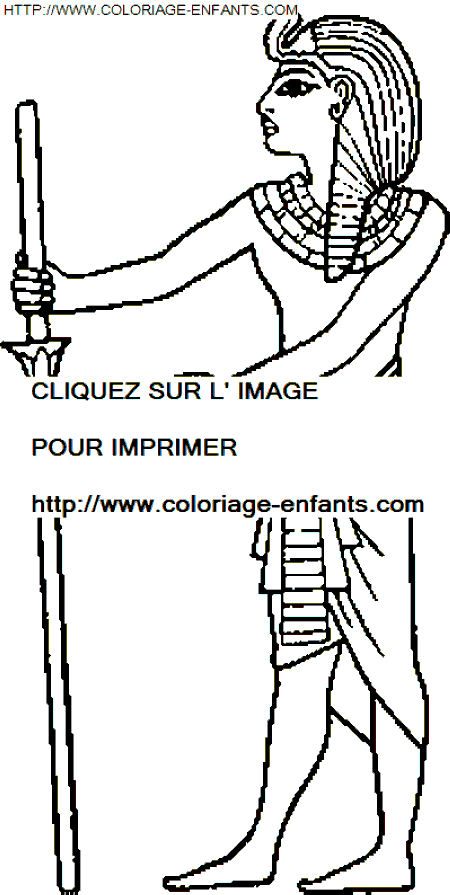 coloriage Pays Egypte