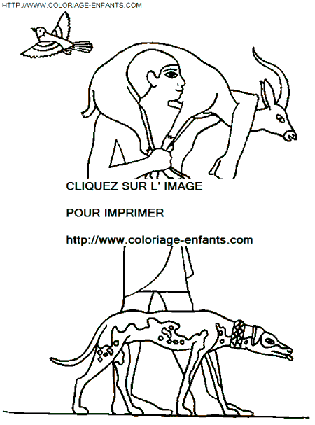 coloriage Pays Egypte