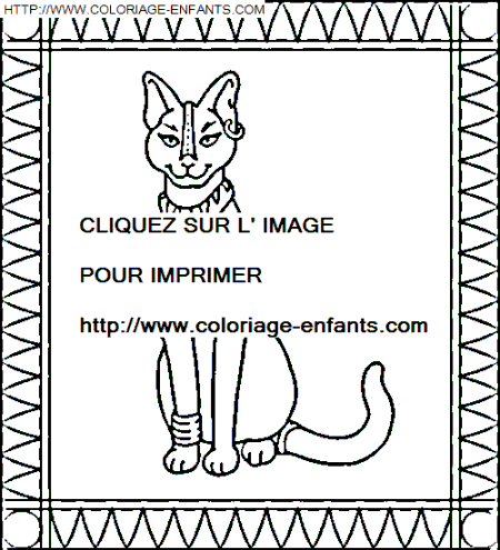 coloriage Pays Egypte