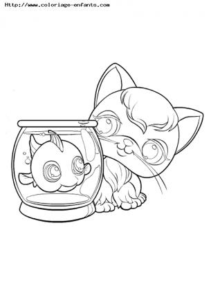 coloriage Petshop