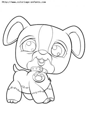 coloriage Petshop