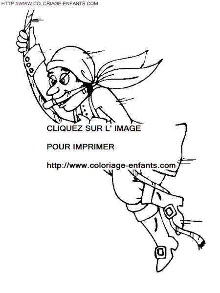 coloriage pirate attaquant