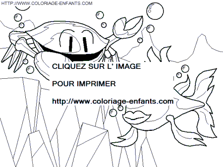 coloriage poissons