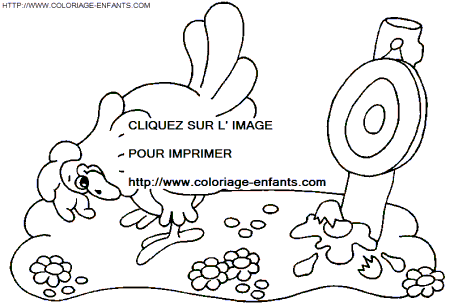 coloriage poules