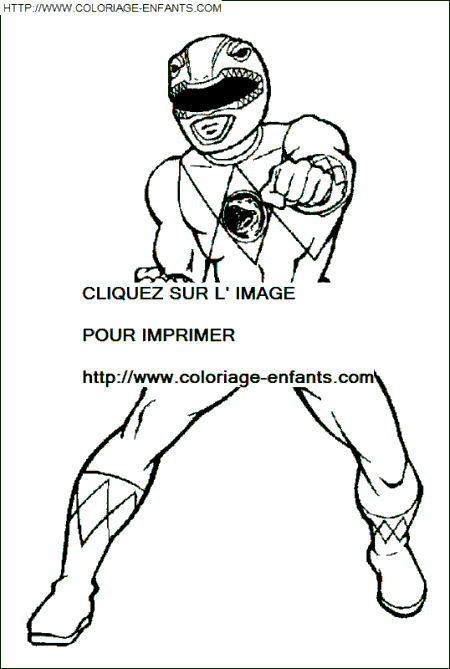 coloriage power rangers tori pouvoir eau