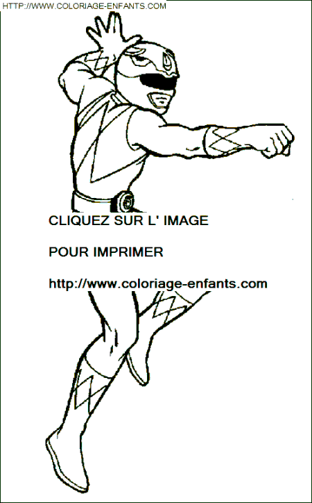 coloriage power rangers tori se defendant