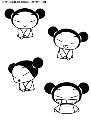 coloriage Pucca