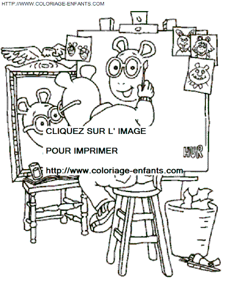 coloriage Serie Tv Arthur