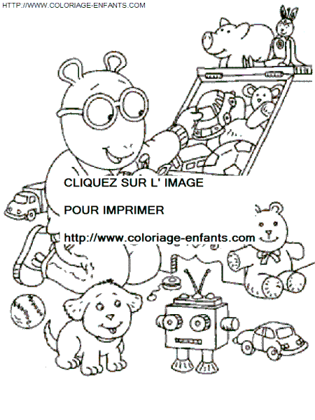 coloriage Serie Tv Arthur