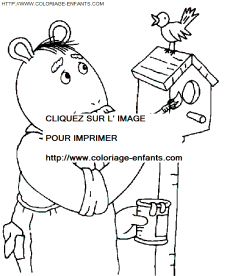 coloriage Serie Tv Arthur