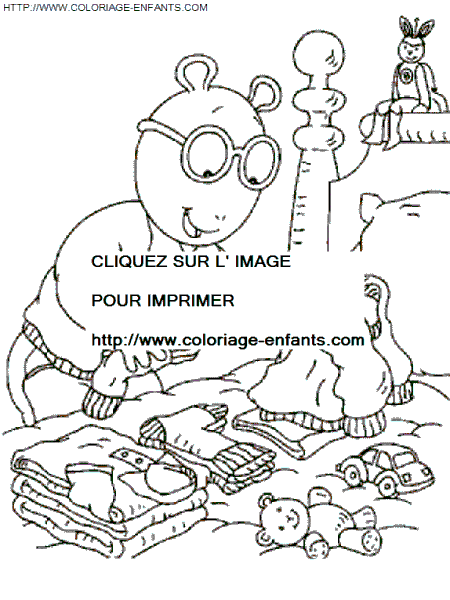 coloriage Serie Tv Arthur