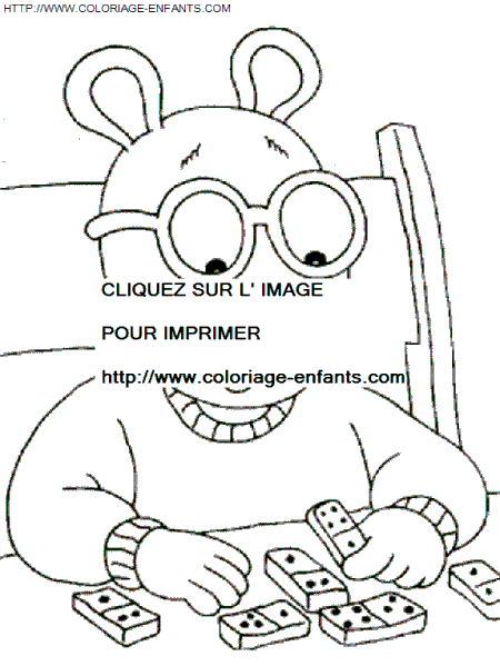 coloriage Serie Tv Arthur