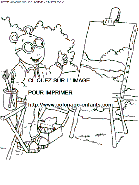 coloriage Serie Tv Arthur