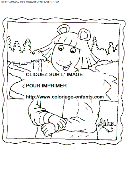 coloriage Serie Tv Arthur