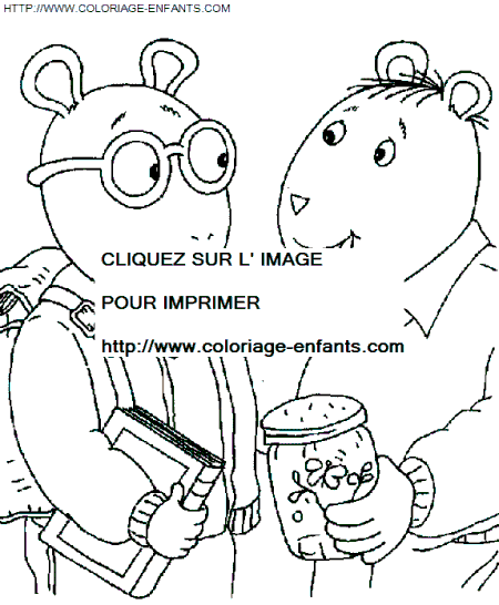 coloriage Serie Tv Arthur