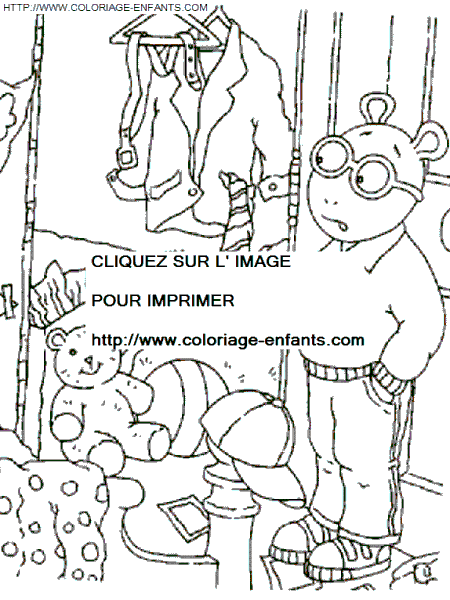 coloriage Serie Tv Arthur