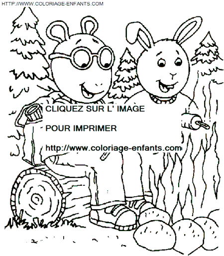 coloriage Serie Tv Arthur