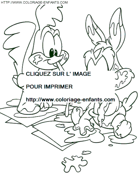 coloriage baby looney tunes