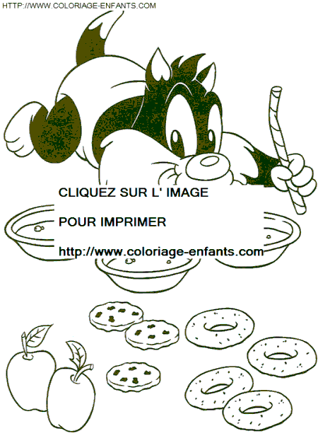 coloriage baby looney tunes