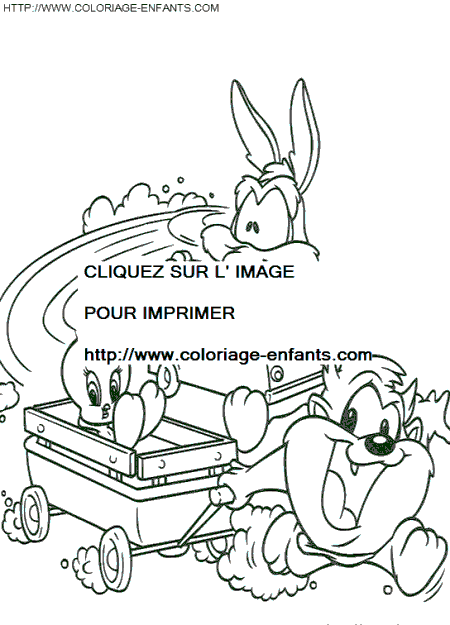 coloriage baby looney tunes