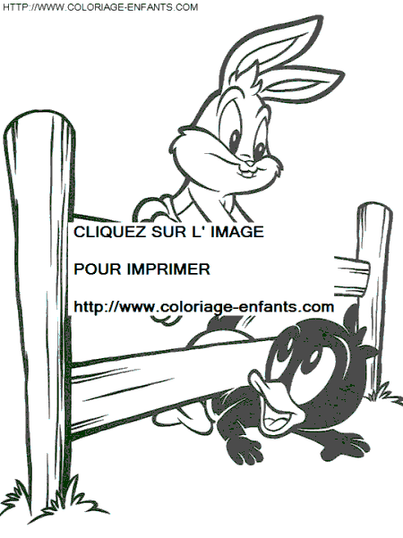 coloriage baby looney tunes