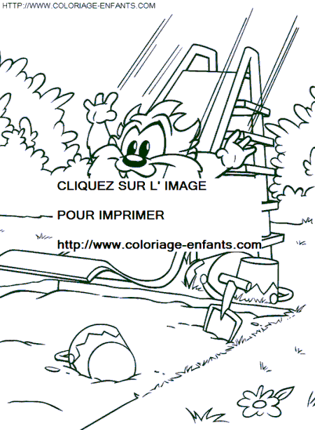 coloriage baby looney tunes